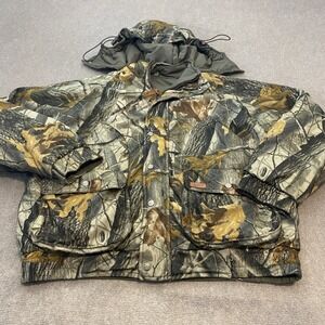 Woolrich Reversible RealTree Hunting Jacket Outdoorsman Camo Insulated Large